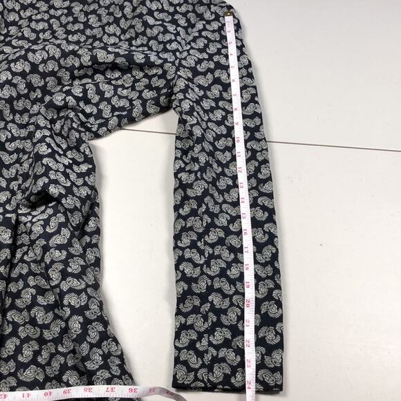 Stella McCartney navy blue damask Jacquard swing dress med/large - Picture 7 of 8